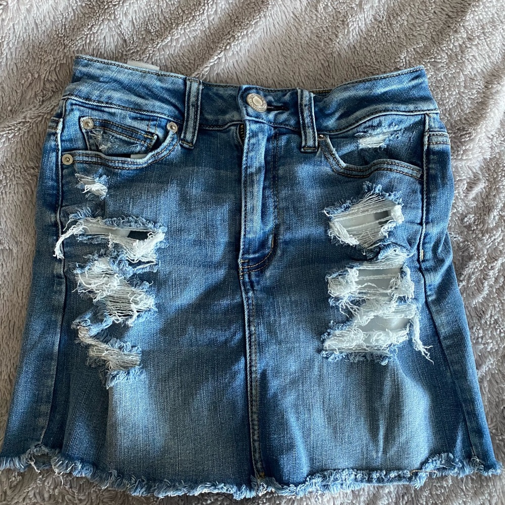 American Eagle Denim Mini Skirt